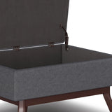 Owen - Upholstered Rectangular Storage Ottoman - Furniture Home Direct