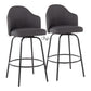 Ahoy - Contemporary Fixed Height Counter Stool (Set of 2) - Furniture Home Direct