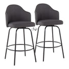 Ahoy - Contemporary Fixed Height Counter Stool (Set of 2) - Furniture Home Direct