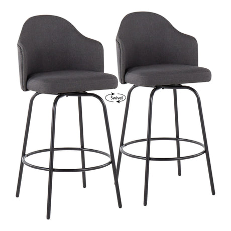 Ahoy - Contemporary Fixed Height Counter Stool (Set of 2) - Furniture Home Direct