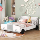 Car Shaped Platform Bed With Wheels - Furniture Home Direct