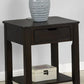 Flora - End Table With Drawer - Furniture Home Direct