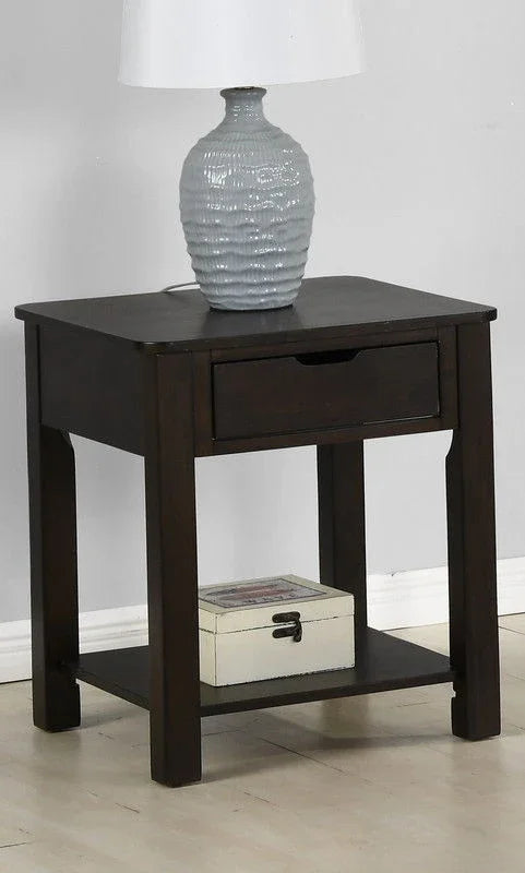 Flora - End Table With Drawer - Furniture Home Direct