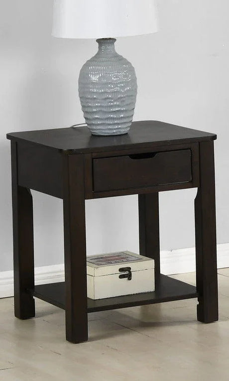 Flora - End Table With Drawer - Furniture Home Direct