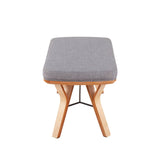 Folia - Mid Century / Modern Bench - Furniture Home Direct