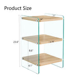 Modern 3 Layer Bedside Cabinet With Storage Function - Furniture Home Direct