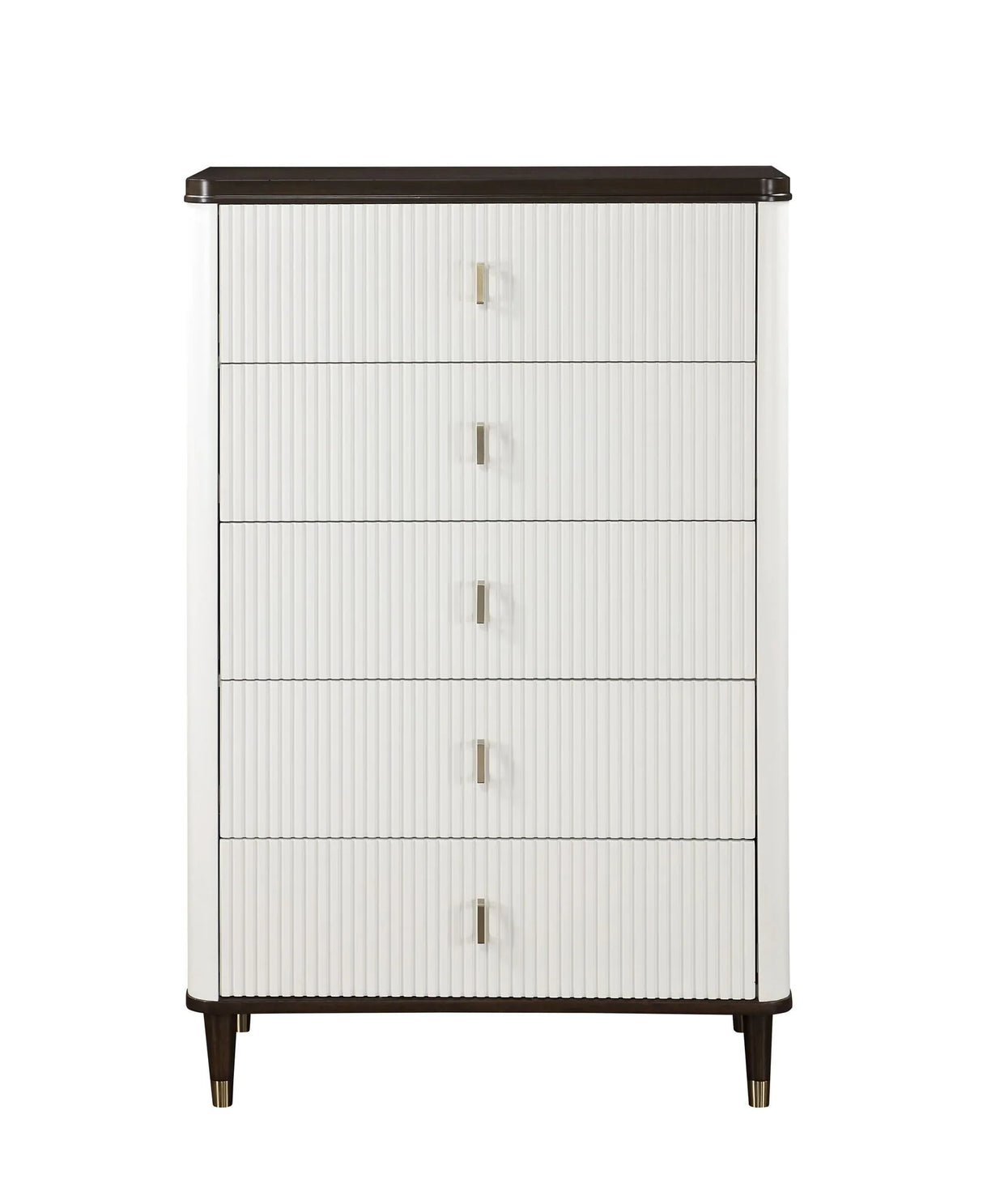 Carena - Chest - White / Walnut - Furniture Home Direct