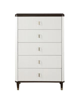 Carena - Chest - White / Walnut - Furniture Home Direct