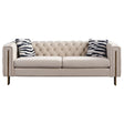 Chesterfield - Modern Tufted Velvet Living Room Sofa, 84.25''W Couch - Furniture Home Direct