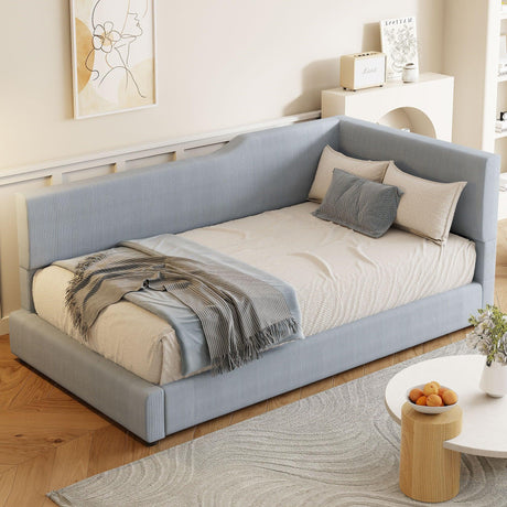 L Shaped Upholstered Daybed - Furniture Home Direct