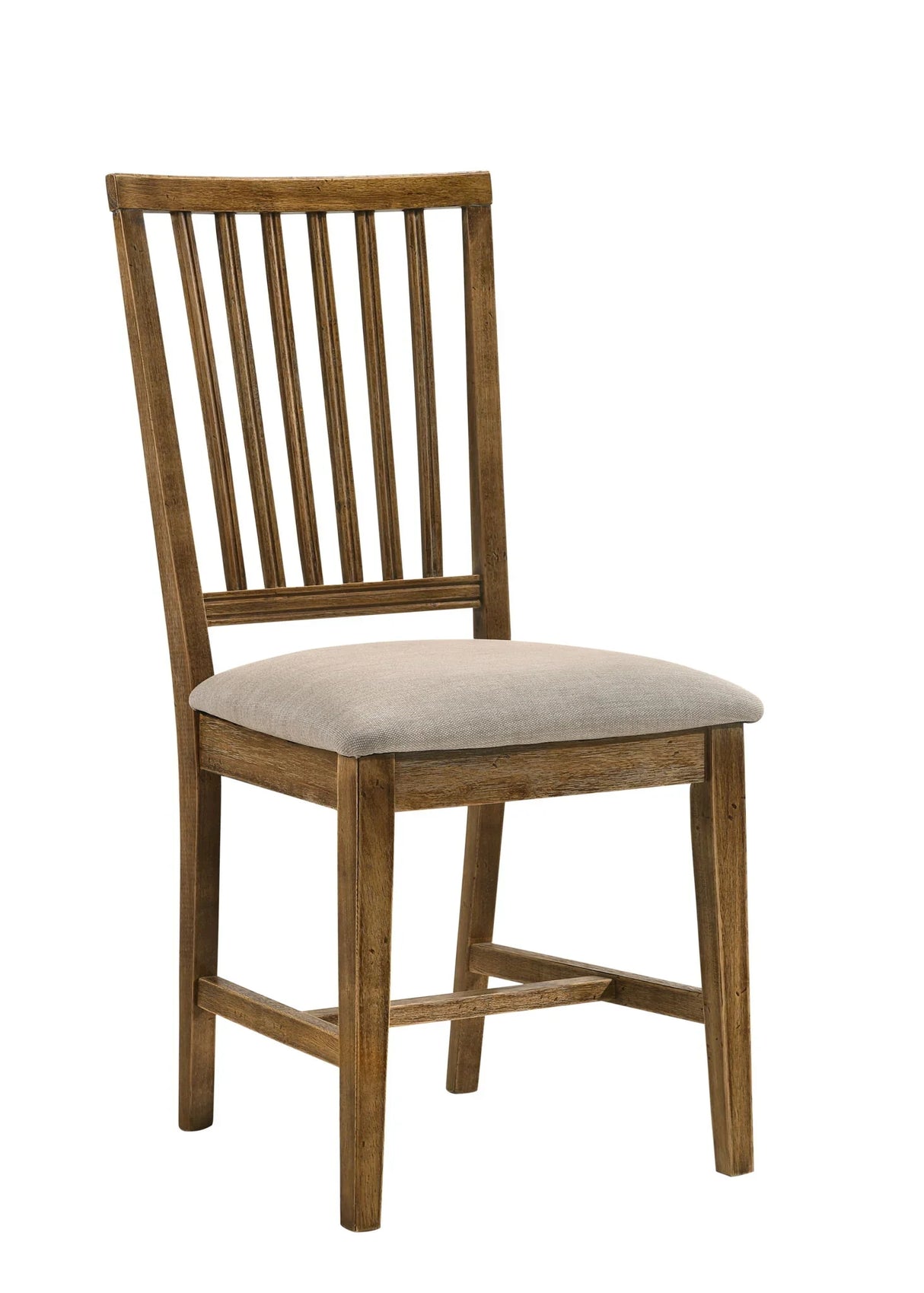 Wallace II - Side Chair (Set of 2) - Oak / Tan - Furniture Home Direct