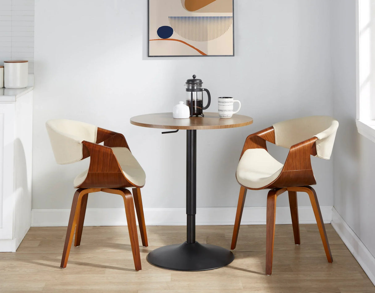 Elia - Contemporary Adjustable Bar Table - Furniture Home Direct