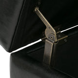 Oregon - Contemporary Storage Ottoman Bench With Tray - Furniture Home Direct