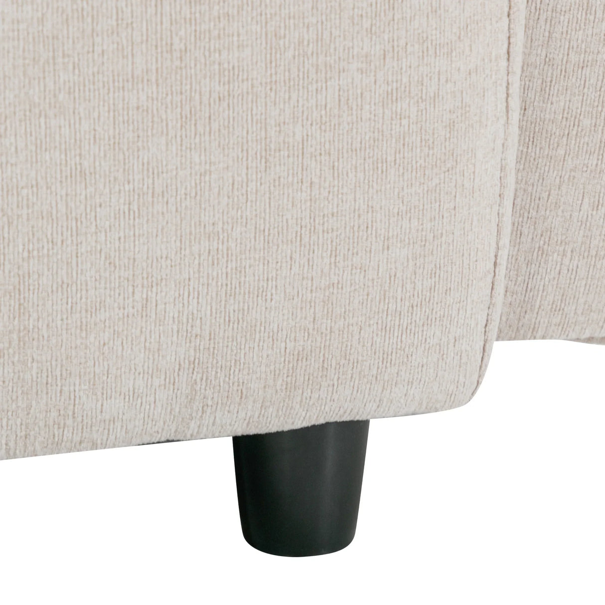 113.3 Modular Sectional With Ottoman And USB C Ports Beige - Furniture Home Direct