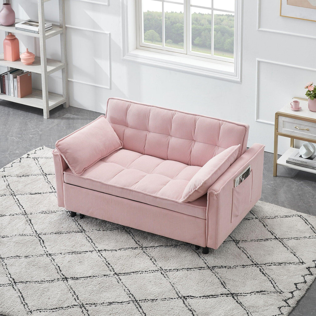 Folding Sofa Bed With Adjustable Back Access To Sofa Recliner Single Bed Adult Modern Chair Bed - Furniture Home Direct