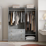 Open Wardrobe Storage For Bedroom - Furniture Home Direct