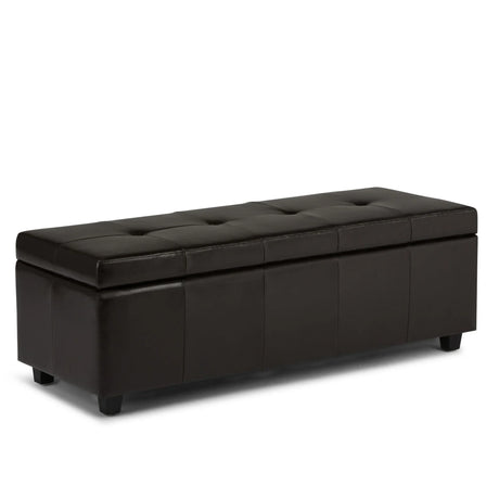 Castleford - Contemporary Storage Ottoman - Furniture Home Direct