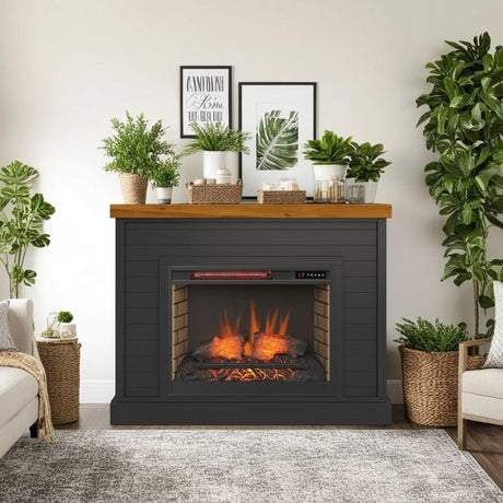 Washington - 48" Fireplace With Mantel - Furniture Home Direct