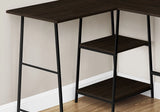 Computer Desk, Home Office, Corner, Storage Shelves, L Shape, Work, Laptop, Contemporary, Modern - Furniture Home Direct