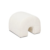 Bridge - Arched Upholstered Footstool Ottoman - Furniture Home Direct