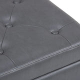 Hamilton - Upholstered Storage Ottoman - Furniture Home Direct