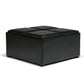 Avalon - Square Coffee Table, Storage Ottoman - Furniture Home Direct
