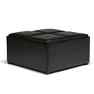 Avalon - Square Coffee Table, Storage Ottoman - Furniture Home Direct