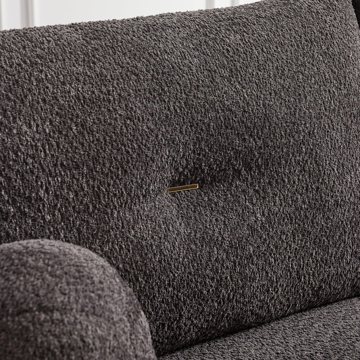 2 Piece Living Room Set with Throw Pillows - Gray - Furniture Home Direct
