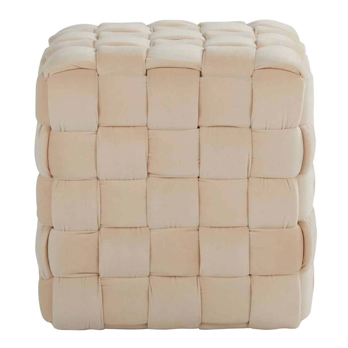 Square Braided Ottoman - - Furniture Home Direct