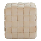 Square Braided Ottoman - - Furniture Home Direct