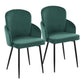 Dahlia - Contemporary Elegant Design Dining Chair (Set of 2) - Furniture Home Direct