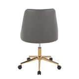 Marche - Contemporary Swivel Task Chair With Casters - Furniture Home Direct