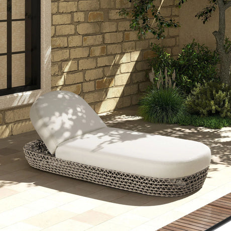 Willow - Sunbrella Upholstered Patio Lounger - Furniture Home Direct
