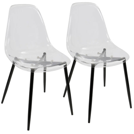 Clara - Mid-Century Modern Dining Chair (Set of 2) - Furniture Home Direct