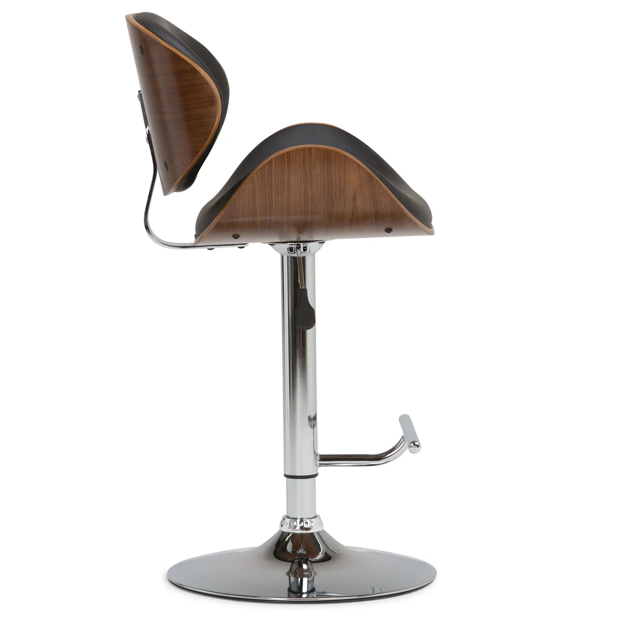 Marana - Multifunctional Handcrafted Bentwood Adjustable Swivel Bar Stool - Furniture Home Direct