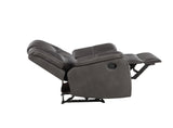 Katrine - 3 Piece Reclining Living Room Set - Charcoal - Furniture Home Direct