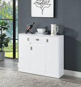 Pagan - High Gloss Server - White - Furniture Home Direct