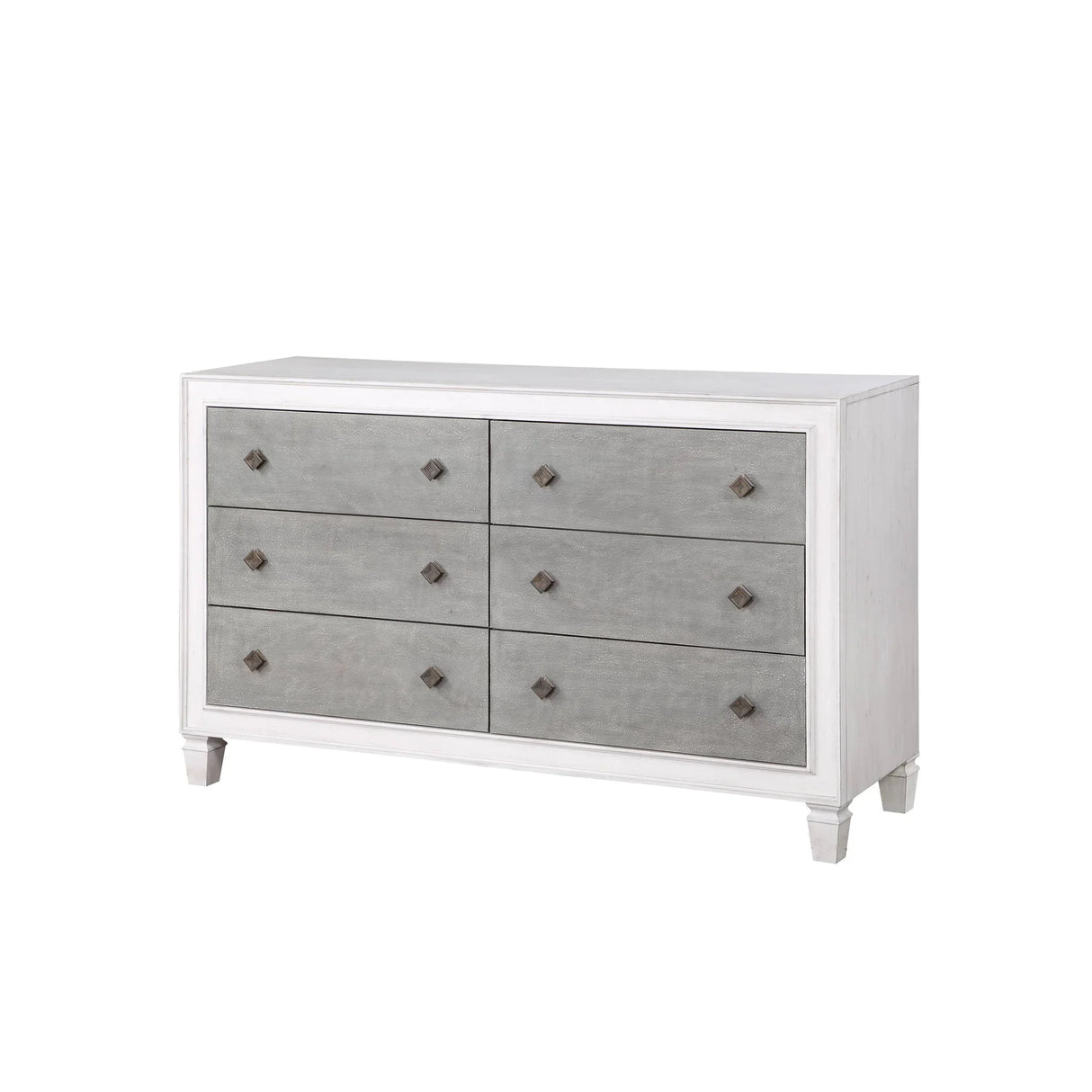 Katia - Weathered Dresser - White - Furniture Home Direct