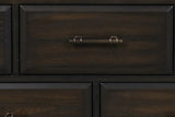 9 Drawer Dresser - Mahogany - Furniture Home Direct