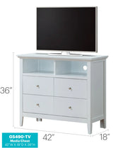 Charming Media Chest With Storage - Furniture Home Direct