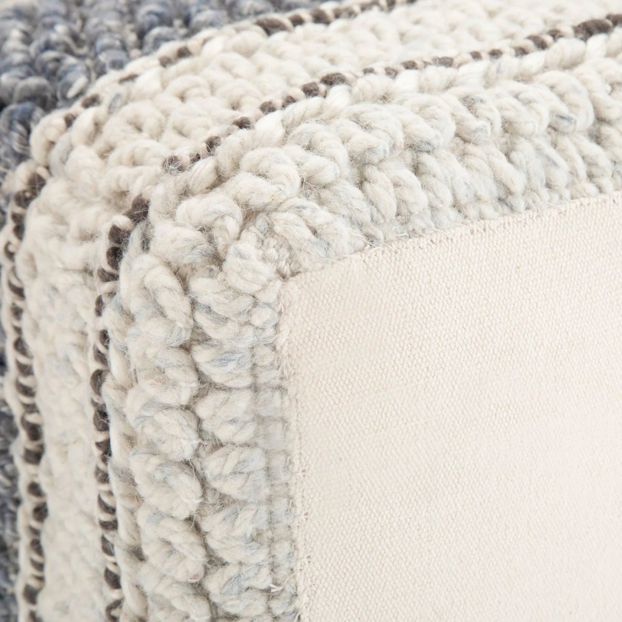 Grady - Handcrafted Square Pouf - Furniture Home Direct
