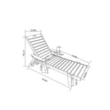 Lounge Chair with Side Table - Furniture Home Direct