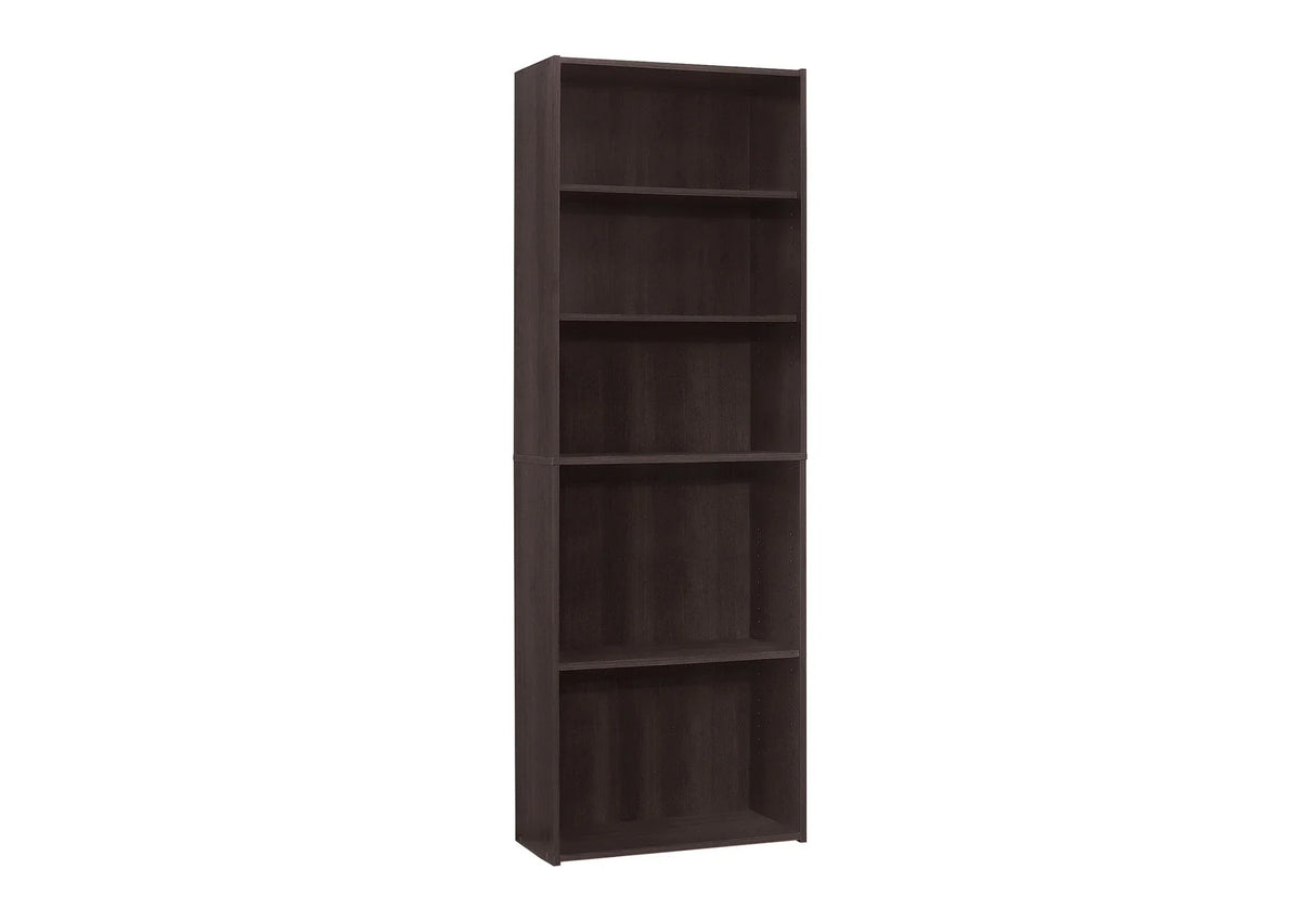 Bookshelf, Bookcase, 6 Tier, For Office, Transitional - Furniture Home Direct