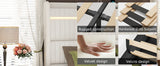 Queen Bed Upholstered With LED Lighting Headboard Beige - Furniture Home Direct