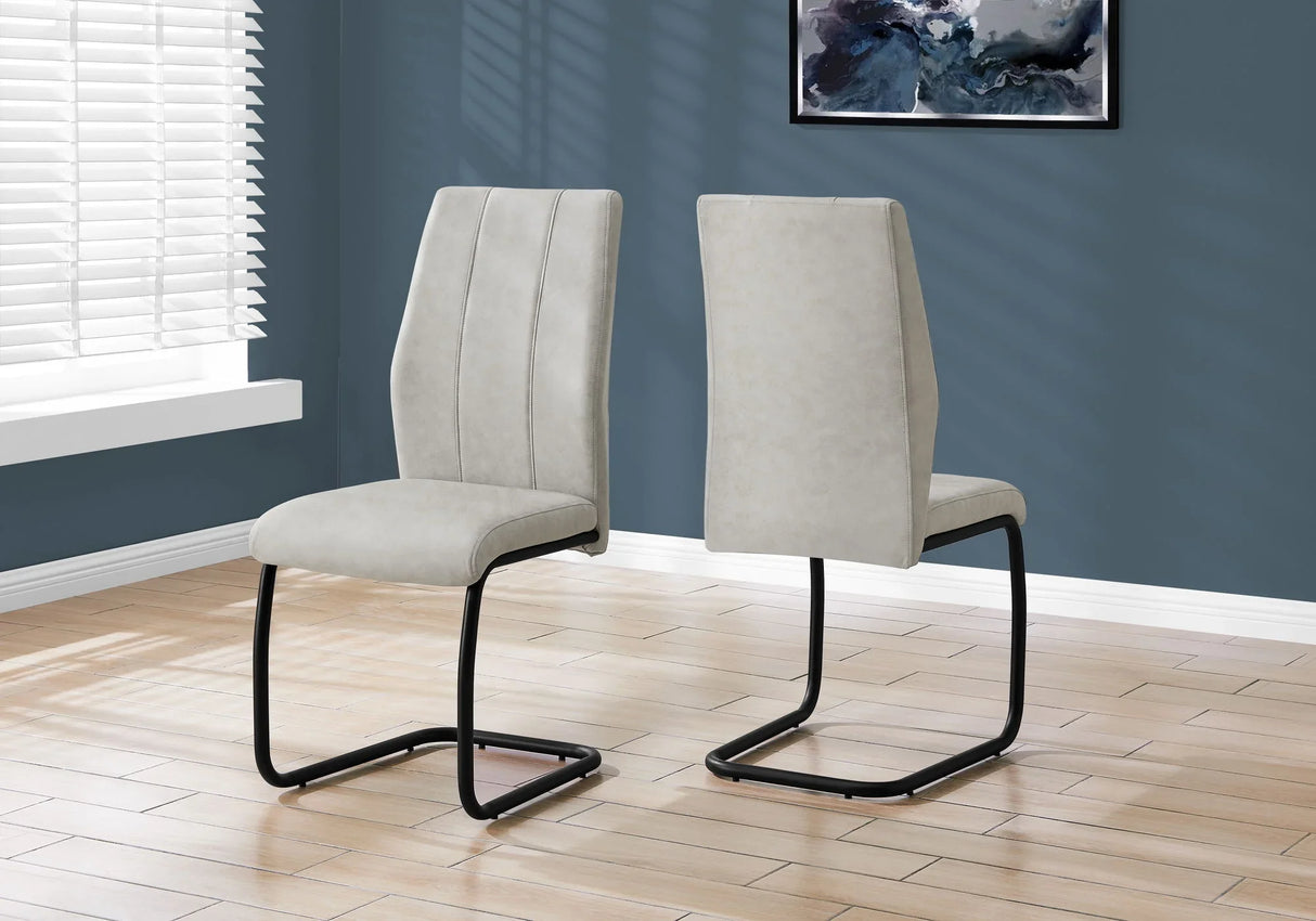 Dining Chair, Side, Upholstered For Dining Room, Contemporary & Modern (Set of 2) - Furniture Home Direct