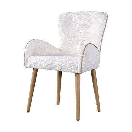 Qwin - Boucle Side Chair (Set of 2) - Beige - Furniture Home Direct