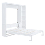 Murphy Wall Bed With Shelves - Furniture Home Direct