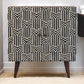 Edessa Bone Inlay Cabinet - Furniture Home Direct