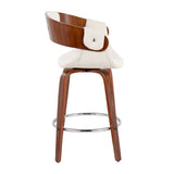 Elisa - Mid Century Modern Counter Stool (Set of 2) - Furniture Home Direct