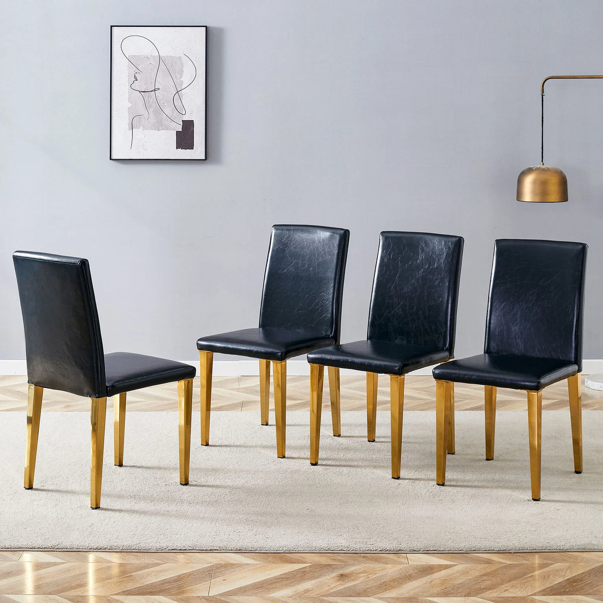 Modern Dining Chairs With Metal Legs - Furniture Home Direct